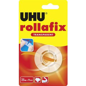 UHU rollafix refill 36945 Plakband Transparant (l x b) 25 m x 19 mm 1 stuk(s)