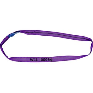 Petex 47201224 Rondstrop Werklast (WLL): 1 t Violet EN 1492-1 DIN 1492-1