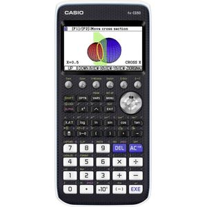 Casio fx-CG50 Grafische rekenmachine Zwart Aantal displayposities: 21 werkt op batterijen (b x h x d) 89 x 18.6 x 188.5 mm