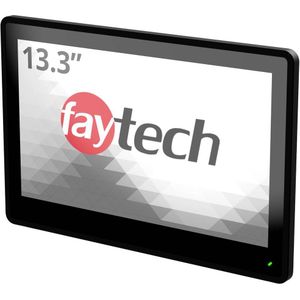 Faytech FT133BX6413ECAPOB Touchscreen monitor 33.8 cm (13.3 inch) 1920 x 1080 Pixel 16:9 HDMI, DisplayPort, Audio-Line-in, Audio-Line-out, WiFi, USB-A 2.0,