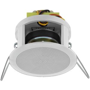 Monacor EDL-22/WS PA-inbouwluidspreker Wit 1 stuk(s)