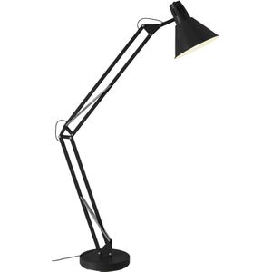 Brilliant - WINSTON Vloerlamp 92710/06 - E27 - Zwart