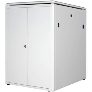 ROLINE 19-inch netwerkkast Pro 22 U, 800x800 BxD Glazen deur grijs