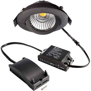 Deko Light 565382 Dione LED-inbouwlamp Energielabel: F (A - G) LED LED vast ingebouwd 8.50 W Zwart