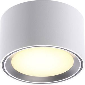 Nordlux Fallon LED-opbouwlamp LED LED vast ingebouwd 5.5 W Warmwit Wit, RVS (geborsteld)