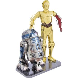 Metal Earth Star Wars Set C-3PO + R2D2 Metalen bouwpakket