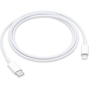 Apple Apple iPad/iPhone/iPod Aansluitkabel [1x USB-C stekker - 1x Apple dock-stekker Lightning] 1.00 m Wit