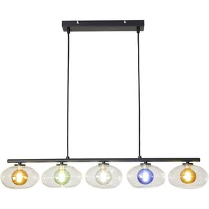 ECO-Light URANUS 9460 S-5 COL Hanglamp G9 Bont, Amber, Groen, Smoke, Blauw