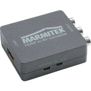 Marmitek HDMI Converter naar AV - Connect HA13 - HDMI naar SCART adapter - HDMI tulp converter