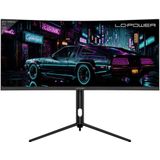 LC-Power - LC-M30UWFC - Monitor - Zwart - 2560 x 1080 pixels - 29,5 inch