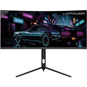 LC-Power - LC-M30UWFC - Monitor - Zwart - 2560 x 1080 pixels - 29,5 inch