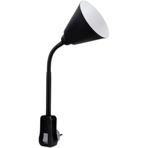 Paulmann Junus stekkerlamp - met flexibele arm - E14 - zwart