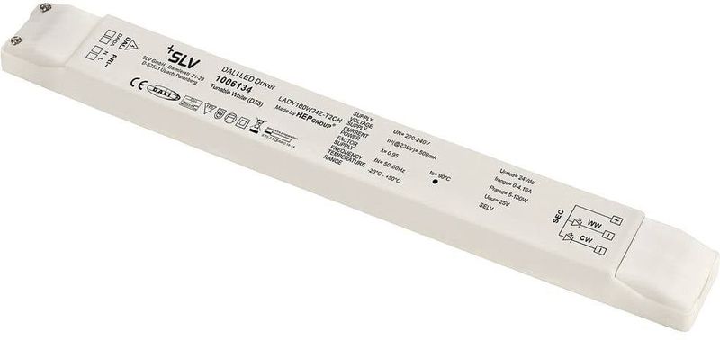 SLV - 1006134 - LED-transformator - 100 W - 24 V - DALI Dimbaar