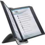 Durable Standaard voor bureaustandaard Sichttafelständer SHERPA® STYLE TABLE 10 Zwart DIN A4 Aantal meegeleverde displaypanels 10