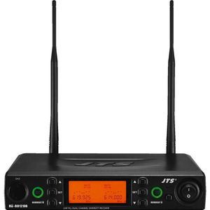 JTS - RU-8012DB/5 - Draadloze Ontvanger - 2-kanaals - Diversity-UHF PLL-breedbandontvanger