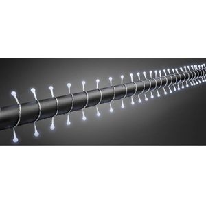 Konstsmide 3691-203 Mini-lichtketting Buiten Energielabel: G (A - G) werkt op het lichtnet Aantal lampen 80 LED Koudwit Verlichte lengte: 6.32 m