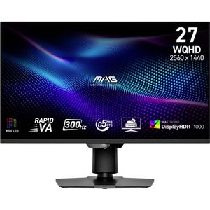 MSI - MAG 274QPFDE X30MV - Computer Monitor - Zwart - 27 inch - 2560 x 1440 Pixels - Wide Quad HD - LCD
