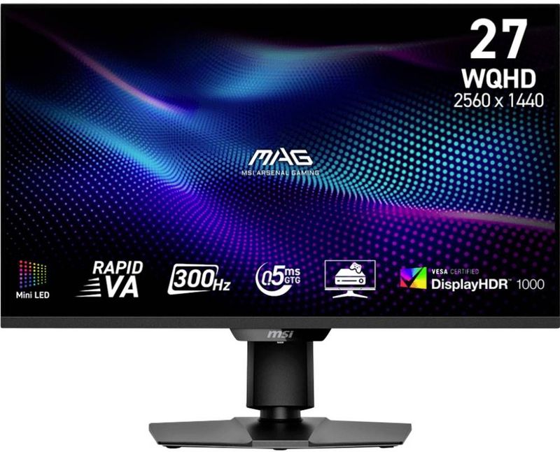 MSI - MAG 274QPFDE X30MV - Computer Monitor - Zwart - 27 inch - 2560 x 1440 Pixels - Wide Quad HD - LCD
