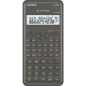 Casio FX-82MS-2 Schoolrekenmachine Zwart Aantal displayposities: 12 werkt op batterijen (b x h x d) 77 x 14 x 162 mm