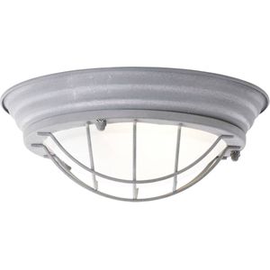 Brilliant 94491/70 Typhoon Plafondlamp LED E27 30 W Beton-grijs, Wit