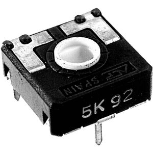 ACP CA14NV12,5-1MA2020 Koolstoffilmtrimmer Lineair 0.25 W 1.0 MΩ 1 stuk(s)