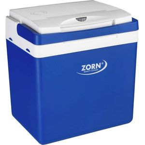 ZORN Z26 12/ 230V Koelbox Energielabel: E (A - G) Thermo-elektrisch 12 V, 230 V Blauw-wit 25 l Max. 18 °C onder omgevingstemperatuur