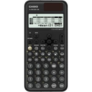 Casio FX-991DE CW Technische rekenmachine Zwart Aantal displayposities: 10 werkt op batterijen, werkt op zonne-energie (b x h x d) 77 x 10.7 x 162 mm
