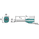 Weidmüller 9004760000 Dubbele adereindhulzen 1 mm² Deels geïsoleerd Rood 500 stuk(s)