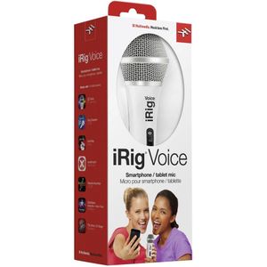 IK Multimedia iRig Voice Zangmicrofoon Hand Zendmethode:Kabelgebonden Microfoon (3.5 mm jackplug), Microfoon (6.3 mm jackplug) Kabelgebonden