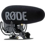 RODE Microphones Videomic Pro+ Dasspeld Cameramicrofoon Zendmethode:Digitaal Flitsschoenmontage, Incl. windkap, Incl. kabel