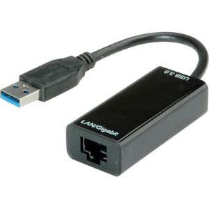 Value USB 3.2 Gen 1 (USB 3.0) Converter [1x USB 3.2 Gen 1 stekker A (USB 3.0) - 1x RJ45-bus]