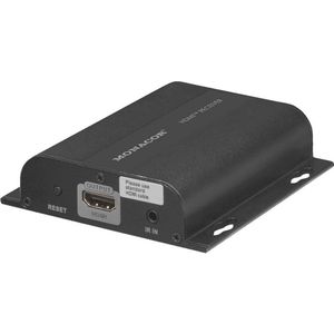 Monacor INS-100R Extra ontvanger LAN (10/100 MBit/s) Via netwerkkabel RJ45 100 m