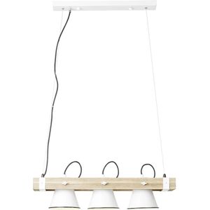 Brilliant PLOW - Hanglamp - Bruin;Wit