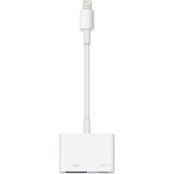 Apple iPad, iPhone, iPod Adapter [1x Apple dock-stekker Lightning - 1x HDMI-bus] 0.10 m Wit
