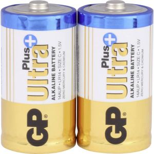 GP Batteries Ultra C batterij (baby) Alkaline 1.5 V 2 stuk(s)