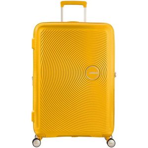 American Tourister Soundbox Spinner 77 Expandable Golden Yellow