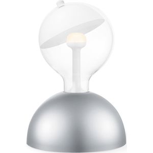 Move Me tafellamp Bumb - grijs / Sphere 5,5W - wit