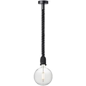 Home sweet home hanglamp Leonardo zwart Globe g180 - helder