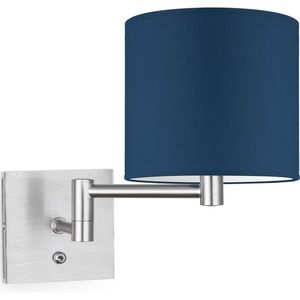 wandlamp swing bling Ø 20 cm - blauw