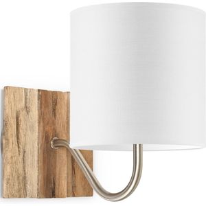 wandlamp drift bling Ø 16 cm - wit