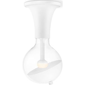 Move Me plafondlamp Horn - wit / Sphere 5,5W - wit