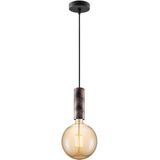 Home sweet home hanglamp Saga roest Globe g180 - amber