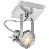 Home sweet home LED opbouwspot Robo 11,5 cm - mat staal