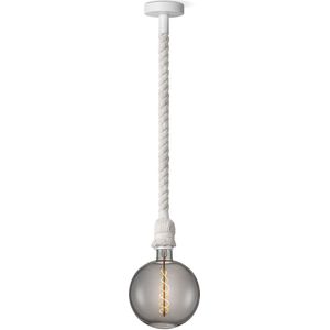 Home sweet home hanglamp Leonardo zwart Spiral g180 - smoke