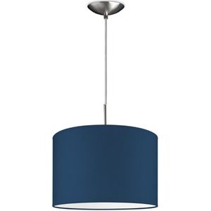 hanglamp tube deluxe bling Ø 30 cm - blauw