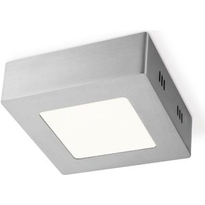 Home sweet home LED plafondlamp Ska vierkant 12 - mat staal