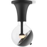 Move Me plafondlamp Horn - zwart / Sphere 5,5W - zwart zilver