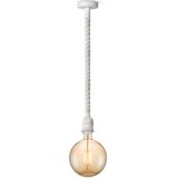 Home sweet home hanglamp Leonardo wit Globe g180 - amber