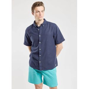 Armor-lux Overhemd korte mouw 73076 CHEMISE Donker blauw