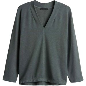 Opus - Top - Donker Groen - Korte Mouw